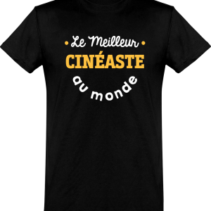 T shirt homme�le meilleur cineaste au monde T shirt homme�le meilleur cineaste au monde