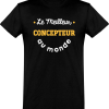 T shirt homme�le meilleur concepteur au monde