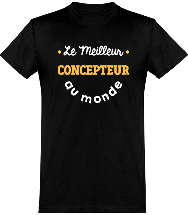 T shirt homme�le meilleur concepteur au monde