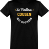 T shirt homme le meilleur cousin au monde