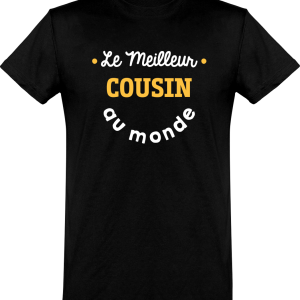 T shirt homme le meilleur cousin au monde T shirt homme le meilleur cousin au monde