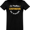 T shirt homme�le meilleur couvreur au monde
