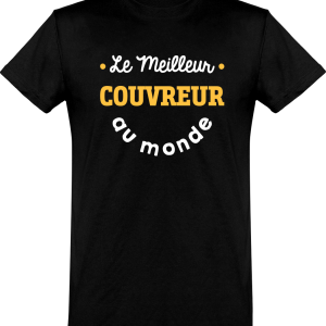 T shirt homme�le meilleur couvreur au monde