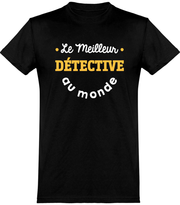 T shirt homme�le meilleur detective au monde