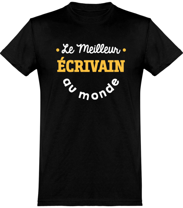 T shirt homme�le meilleur ecrivain au monde