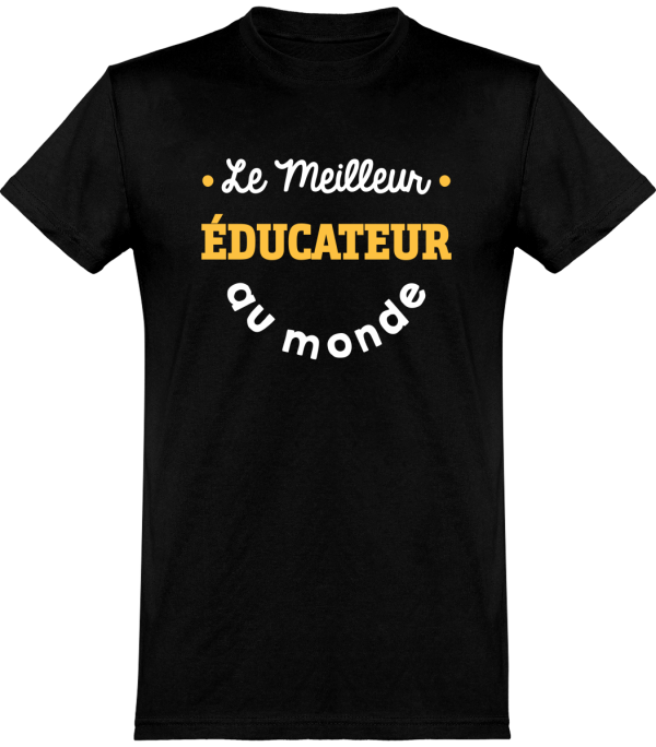 T shirt homme�le meilleur educateur au monde