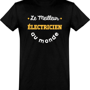 T shirt homme�le meilleur electricien au monde