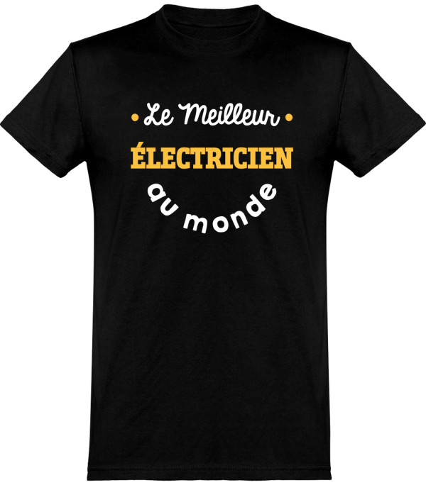 T shirt homme�le meilleur electricien au monde