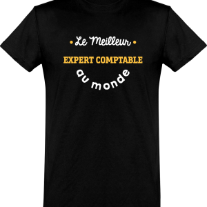 T shirt homme�le meilleur expert comptable au monde