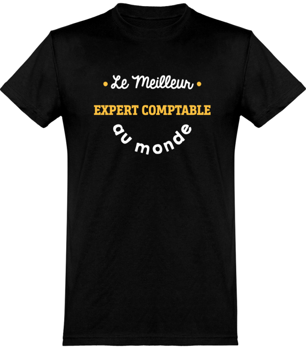 T shirt homme�le meilleur expert comptable au monde