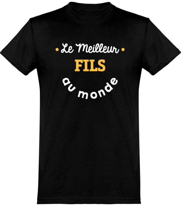 T shirt homme�le meilleur fils au monde