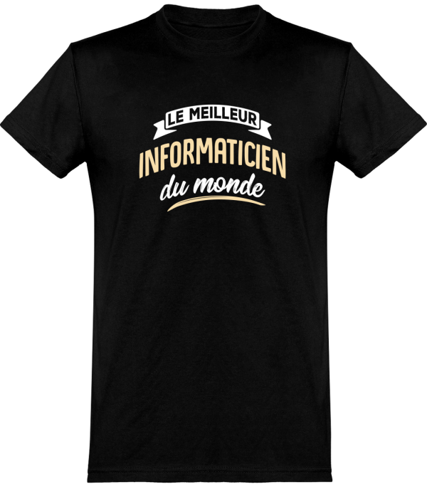 T shirt homme�le meilleur informaticien