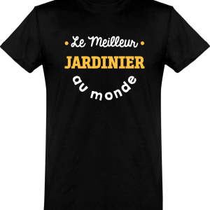 T shirt homme�le meilleur jardinier au monde T shirt homme�le meilleur jardinier au monde