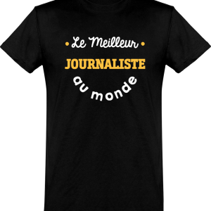 T shirt homme�le meilleur journaliste au monde
