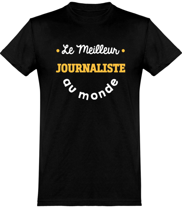 T shirt homme�le meilleur journaliste au monde