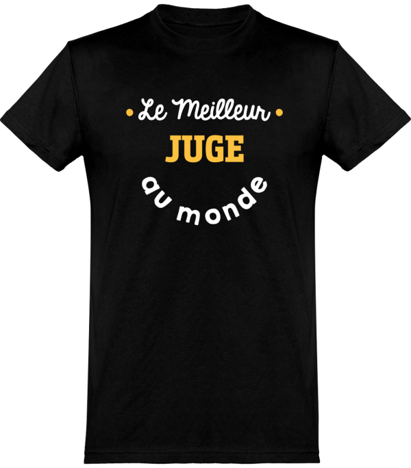 T shirt homme�le meilleur juge au monde