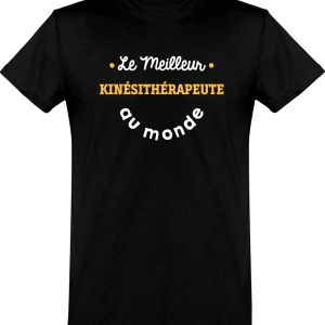 T shirt homme�le meilleur kinesitherapeute au monde T shirt homme�le meilleur kinesitherapeute au monde