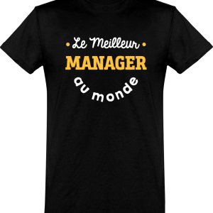 T shirt homme�le meilleur manager au monde T shirt homme�le meilleur manager au monde