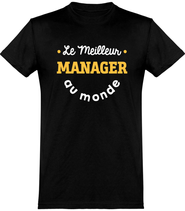 T shirt homme�le meilleur manager au monde