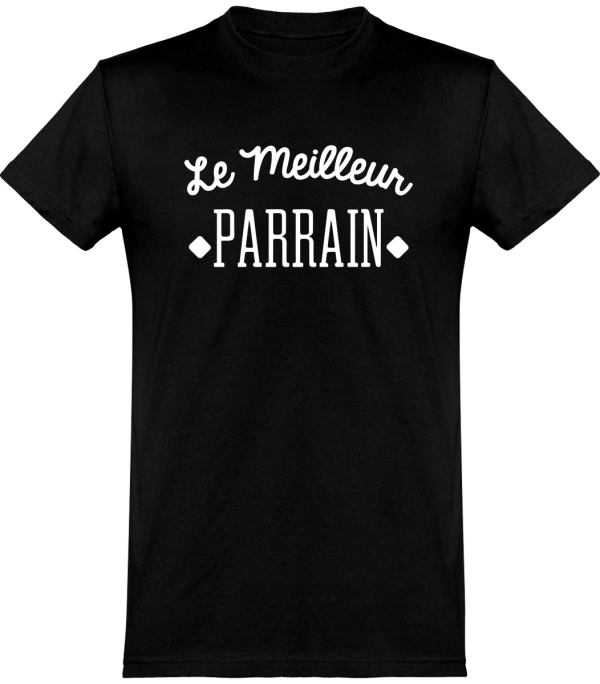 T shirt homme�le meilleur parrain