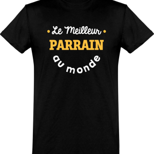 T shirt homme�le meilleur parrain au monde