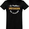 T shirt homme�le meilleur p�tissier au monde