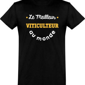 T shirt homme�le meilleur viticulteur au monde