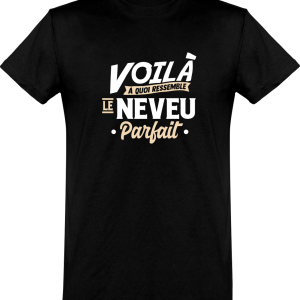 T shirt homme�le neveu parfait T shirt homme�le neveu parfait