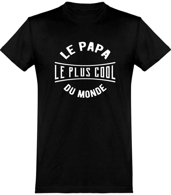 T shirt homme�le papa le plus cool du monde