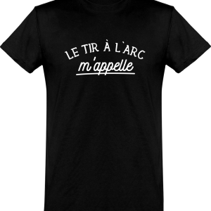 T shirt homme�le tir a l’arc m’appelle T shirt homme�le tir a l’arc m’appelle