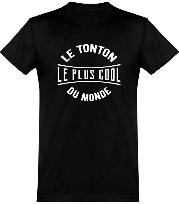 T shirt homme�le tonton le plus cool du monde