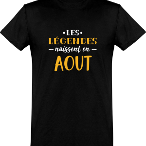 T shirt homme�legende d’aout