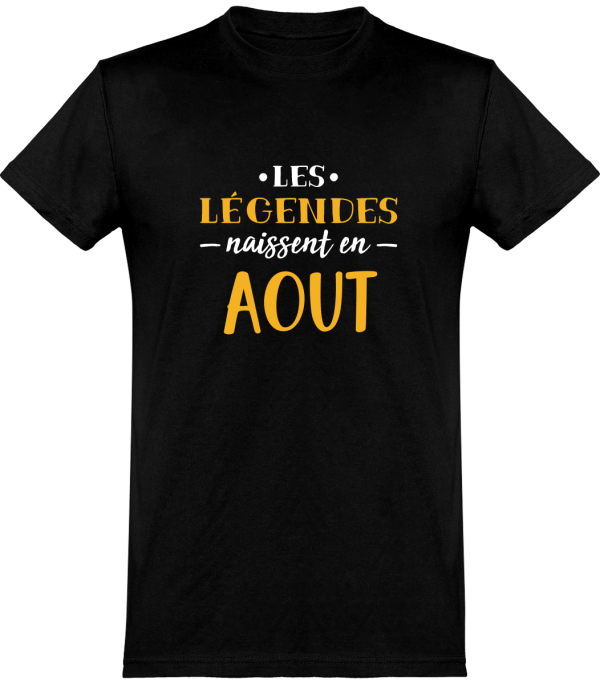 T shirt homme�legende d’aout