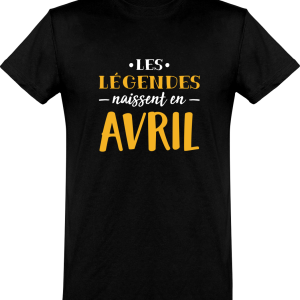 T shirt homme�legende d’avril