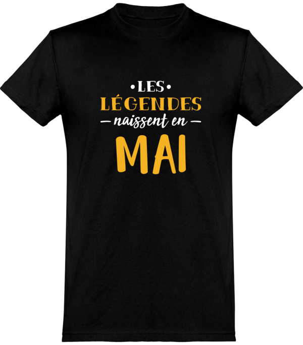 T shirt homme�legende de mai