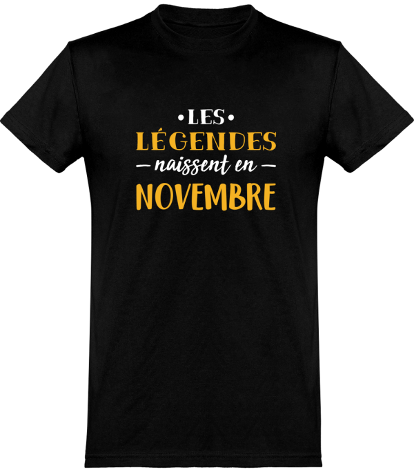 T shirt homme�legende de novembre