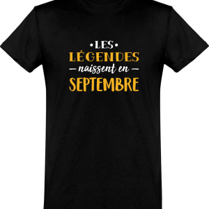 T shirt homme�legende de septembre