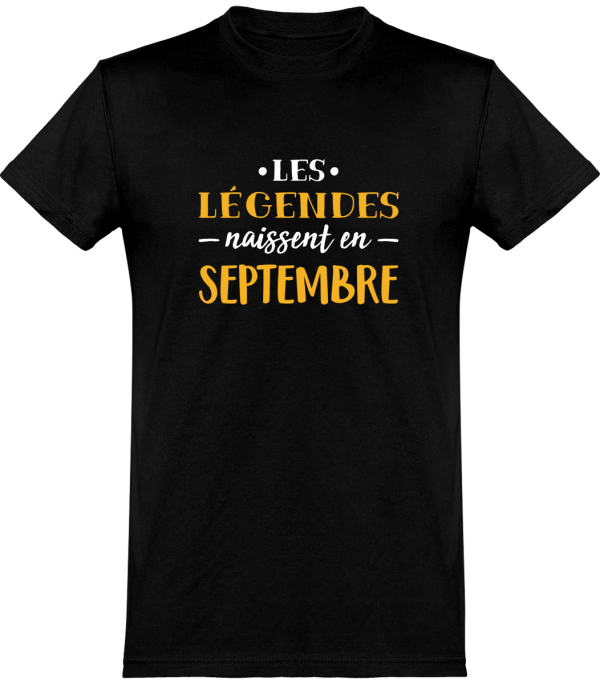 T shirt homme�legende de septembre