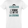 T shirt homme�leonard l’homme le mythe la legende