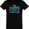 T shirt homme�les calories du week end