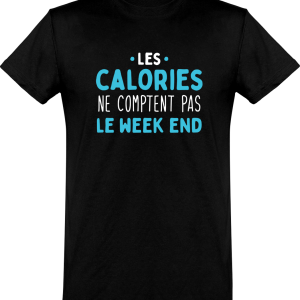 T shirt homme�les calories du week end