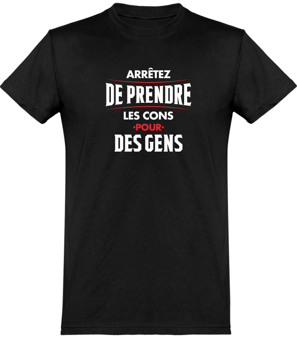 T shirt homme�les cons pour des gens