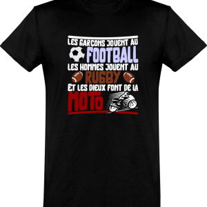 T shirt homme�les dieux font de la moto