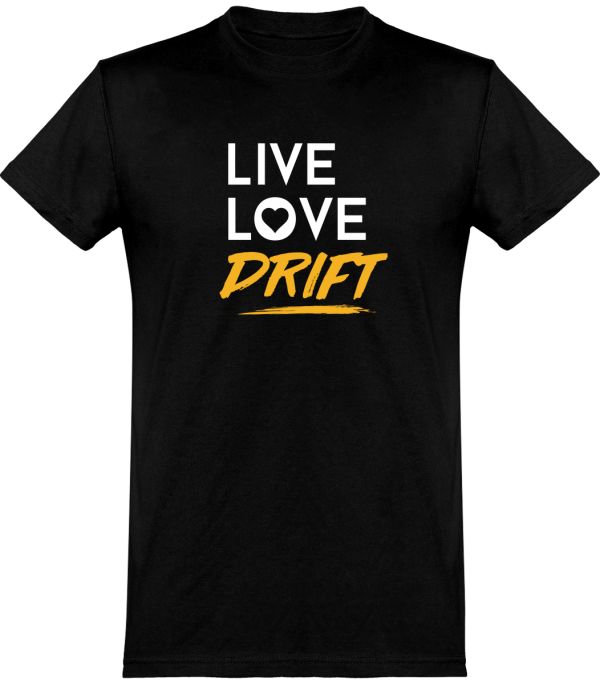 T shirt homme�live love drift