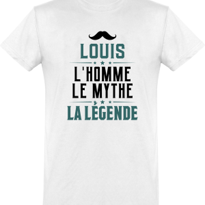 T shirt homme�louis l’homme le mythe la legende