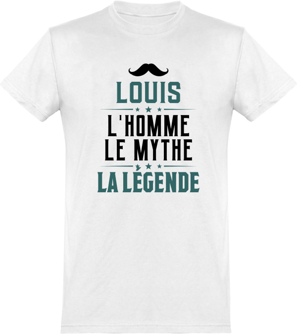 T shirt homme�louis l’homme le mythe la legende