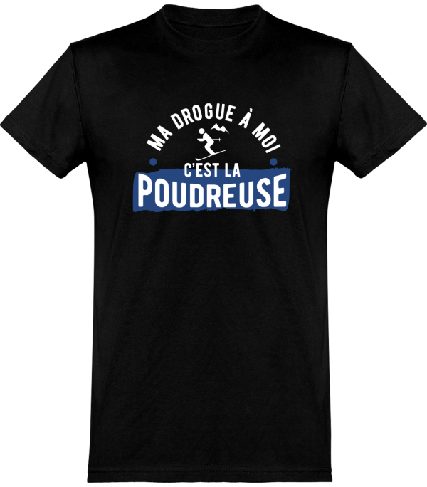 T shirt homme�ma drogue la poudreuse