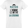 T shirt homme�mathis l’homme le mythe la legende