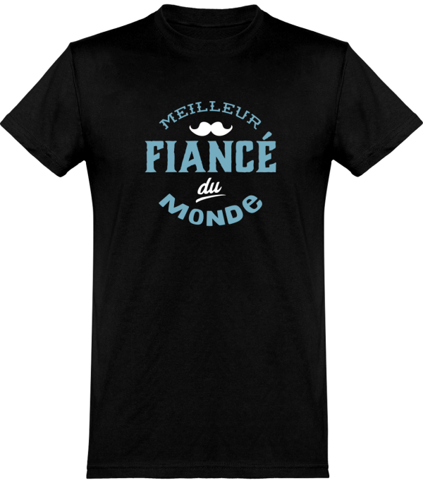 T shirt homme�meilleur fiance du monde