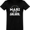 T shirt homme�meilleur mari de la galaxie